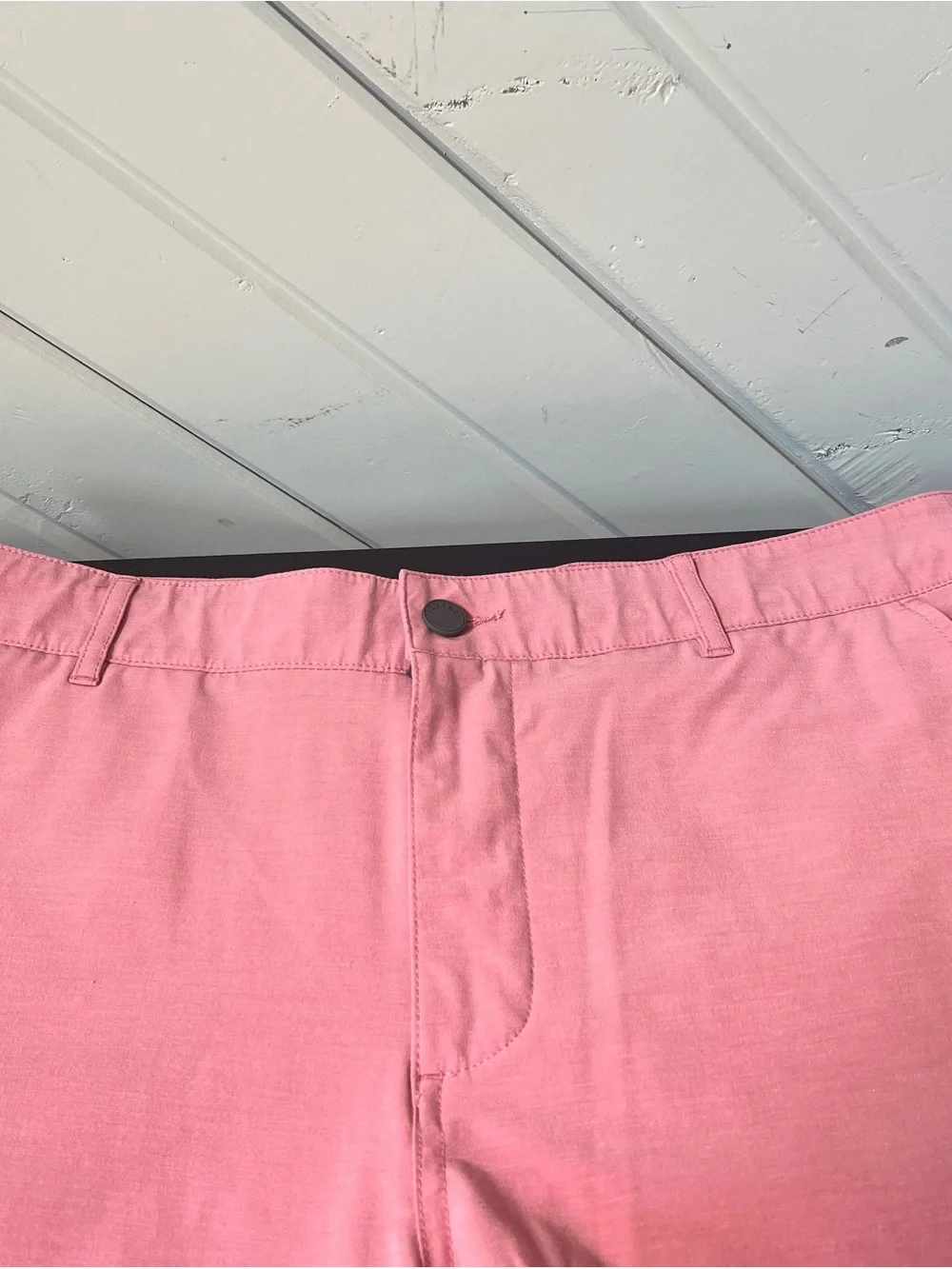 Faherty Pink Flat-Front Cotton Shorts